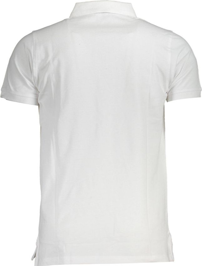 Polo Shirt Geographical Norway White Cotton