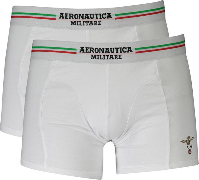 Boxer Aeronautica Militare White Cotton