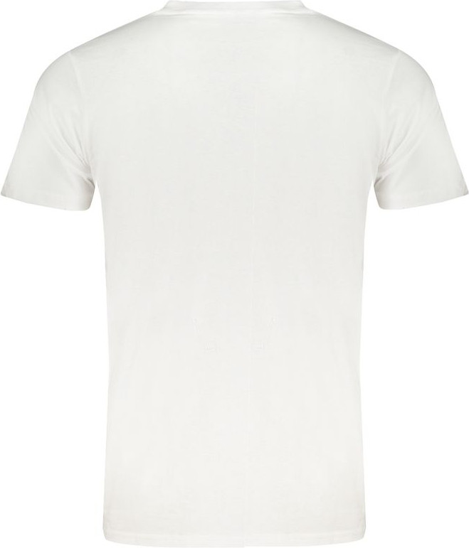 White Cotton T-Shirt Geographical Norway