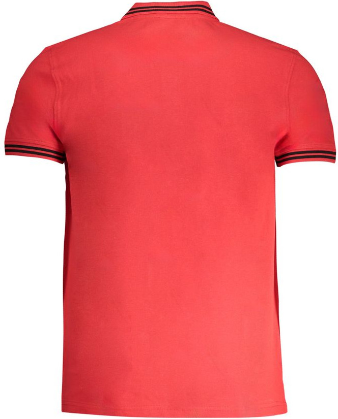 Red Cotton Polo Shirt by cavalli CLASS
