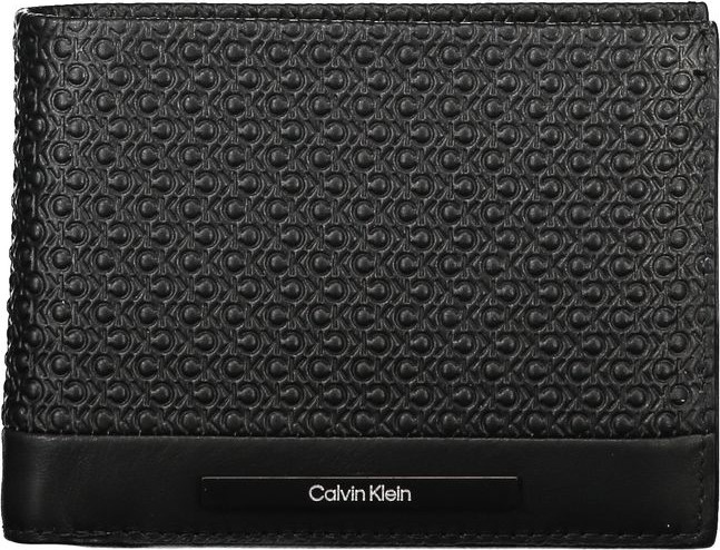 Кошелек Calvin Klein Элегантный Черный Кожаный Кошелек с RFID-защитой