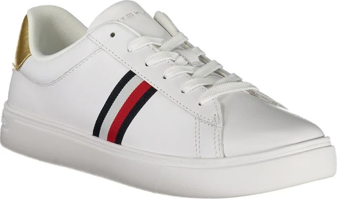 Кроссовки Tommy Hilfiger из белой кожи