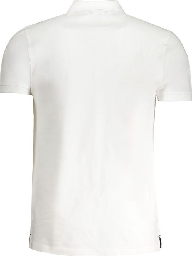 White Cotton Polo Shirt Cavalli CLASS