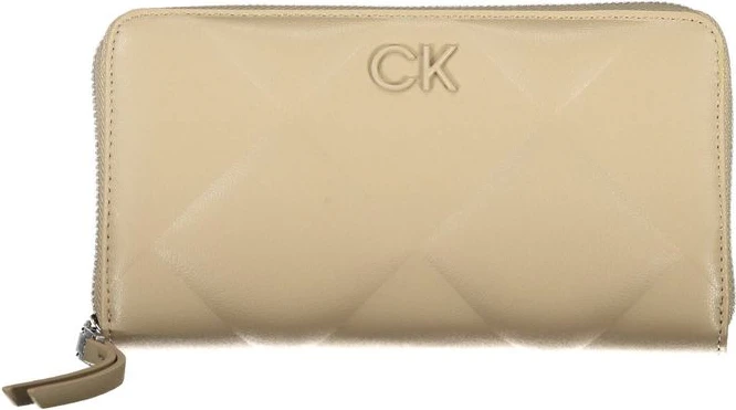Кошелек Calvin Klein Элегантный Бежевый Мультикарманный RFID-Кошелек