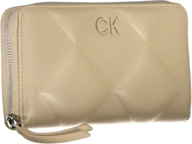 Кошелек Calvin Klein Элегантный Бежевый Мультикарманный RFID-Кошелек