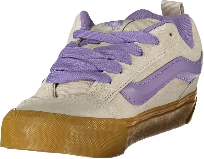 Женские кроссовки Vans из серой кожи