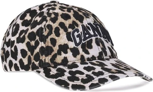 Кепка GANNI Leopard Baseball Hat