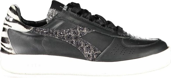 Кроссовки Diadora Черная Кожа Женские Кроссовки