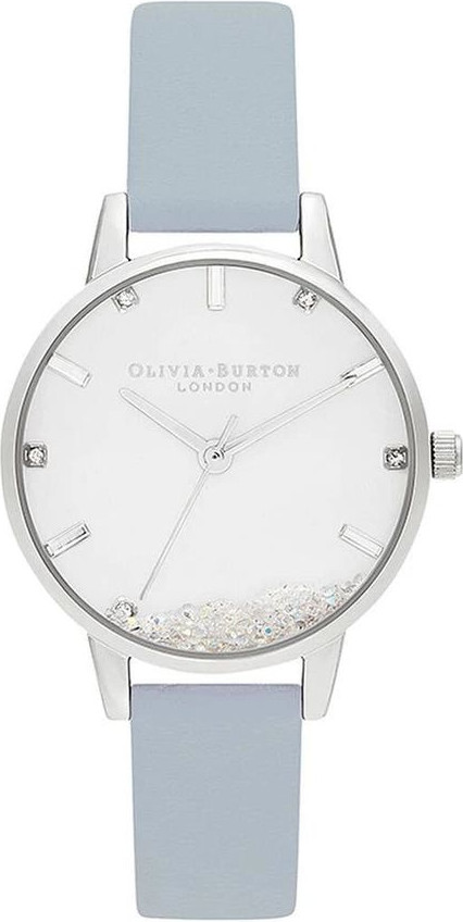 Часы Olivia Burton Синяя Искусственная Кожа