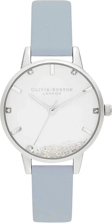 Часы Olivia Burton Синяя Искусственная Кожа