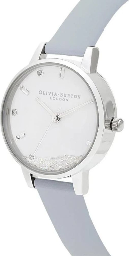 Часы Olivia Burton Синяя Искусственная Кожа