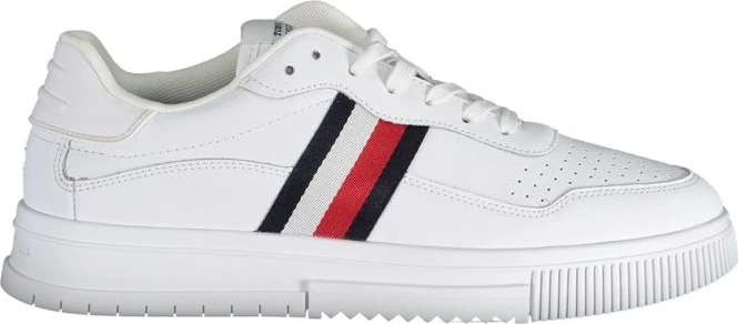 Кроссовки Tommy Hilfiger Белая Кожа Мужские Кроссовки