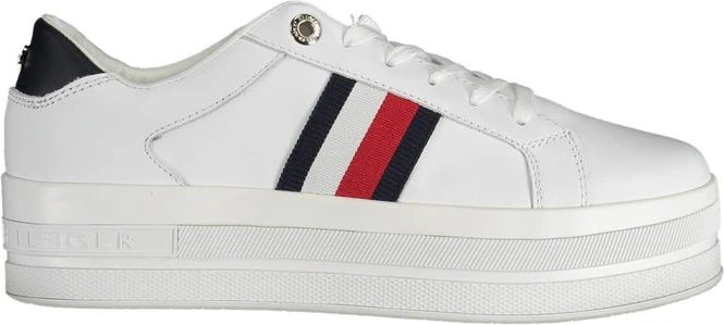Белые полиэстеровые кроссовки Tommy Hilfiger