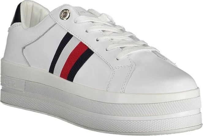 Белые полиэстеровые кроссовки Tommy Hilfiger