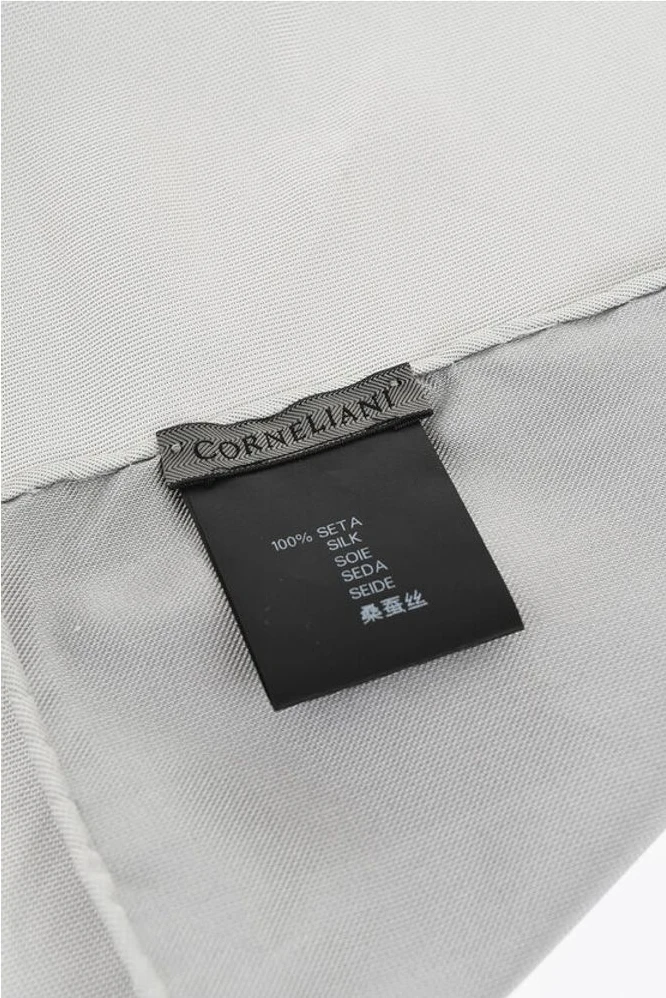Аксессуар Однотонный Шелковый Платок-Пошет Corneliani