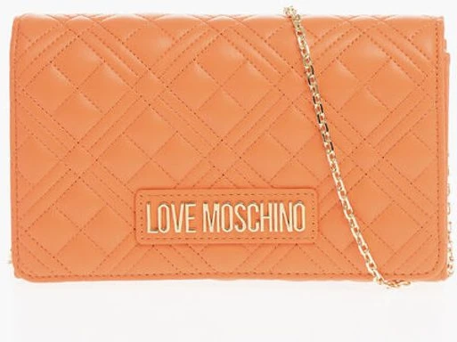 Сумка Moschino LOVE Стеганая из Экокожи с цепочкой через плечо
