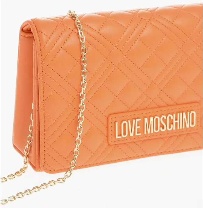 Сумка Moschino LOVE Стеганая из Экокожи с цепочкой через плечо