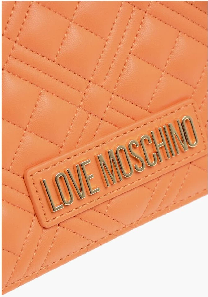Сумка Moschino LOVE Стеганая из Экокожи с цепочкой через плечо
