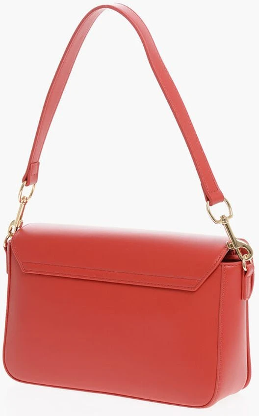 Сумка через плечо Moschino LOVE из экокожи с золотыми деталями и съемным ремешком