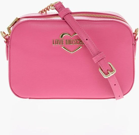 Сумка кросс-боди Moschino LOVE из искусственной кожи с золотистыми деталями