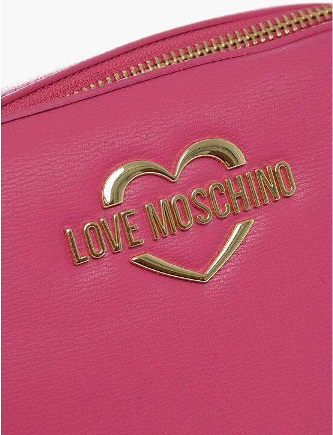 Сумка кросс-боди Moschino LOVE из искусственной кожи с золотистыми деталями