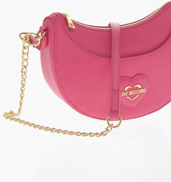 Сумка-тоут Moschino LOVE Saffiano из искусственной кожи ЭКОЛОГИЧНАЯ сумка-хобо