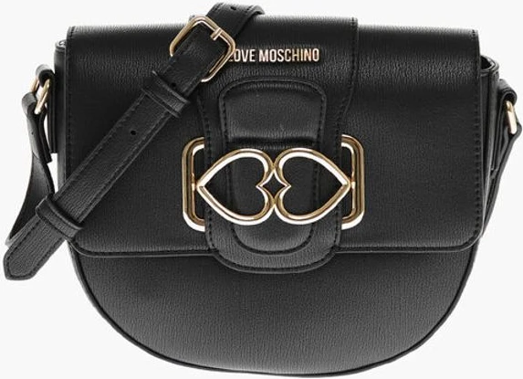 Сумка через плечо Moschino LOVE Сумка через плечо из искусственной кожи с двойным металлическим сердцем