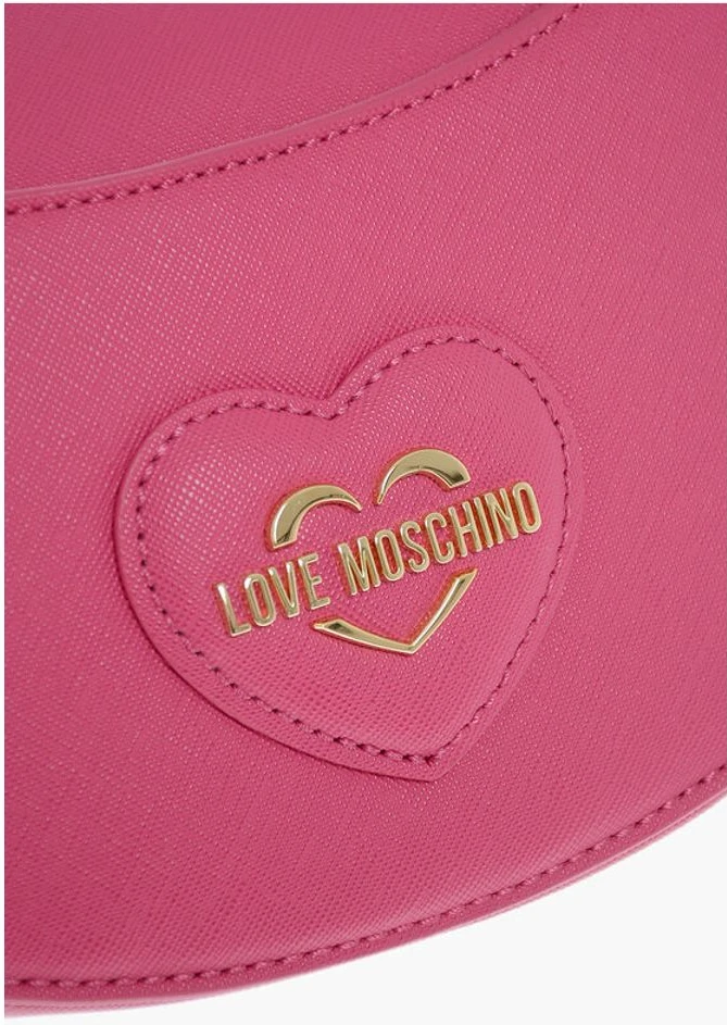 Сумка-тоут Moschino LOVE Saffiano из искусственной кожи ЭКОЛОГИЧНАЯ сумка-хобо