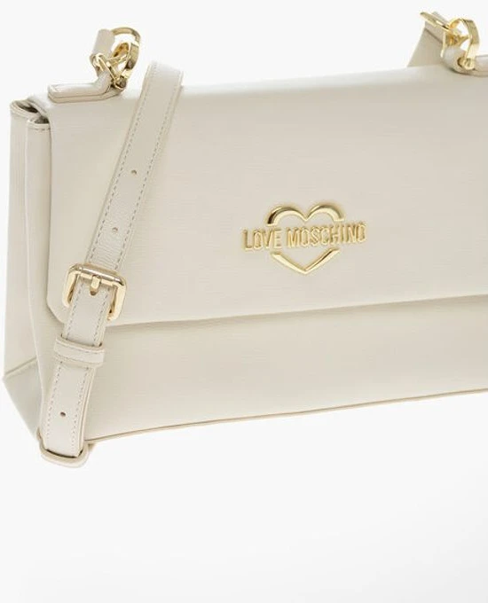 Сумка через плечо Moschino LOVE Сумка через плечо из экокожи с золотистым логотипом