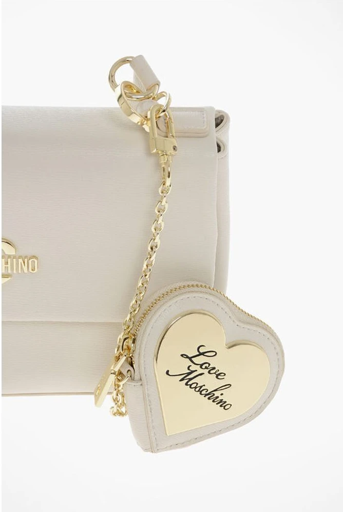 Сумка через плечо Moschino LOVE Сумка через плечо из экокожи с золотистым логотипом