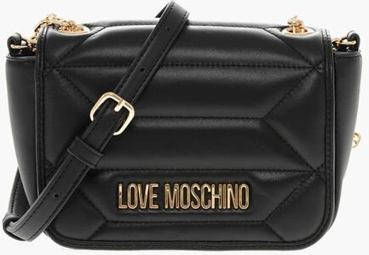 Сумка через плечо Moschino LOVE стёганая из экокожи