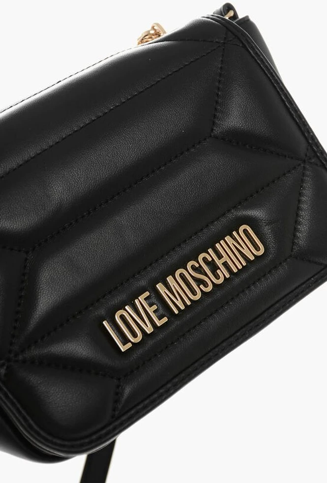 Сумка через плечо Moschino LOVE стёганая из экокожи