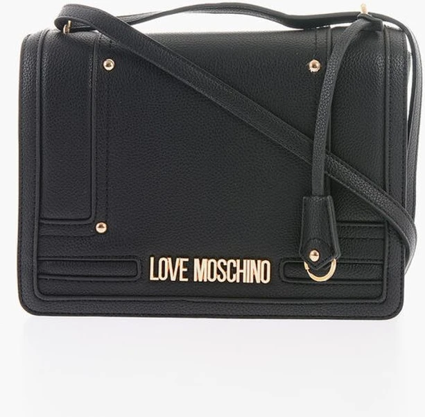 Сумка кросс-боди Moschino LOVE из искусственной кожи с золотым логотипом