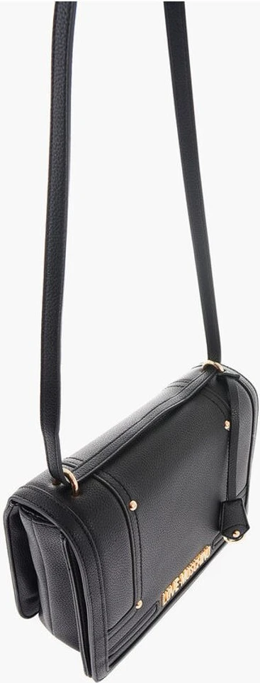 Сумка кросс-боди Moschino LOVE из искусственной кожи с золотым логотипом