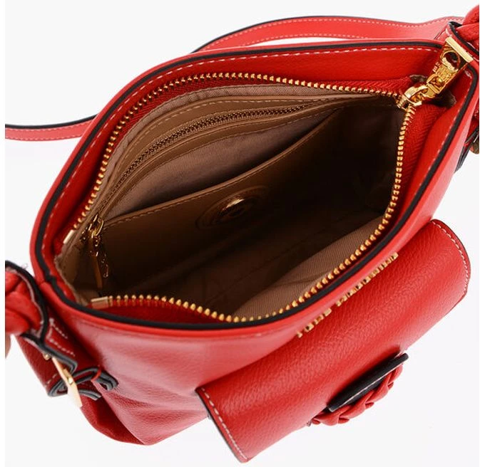 Сумка через плечо Moschino LOVE из искусственной кожи с плетеными деталями