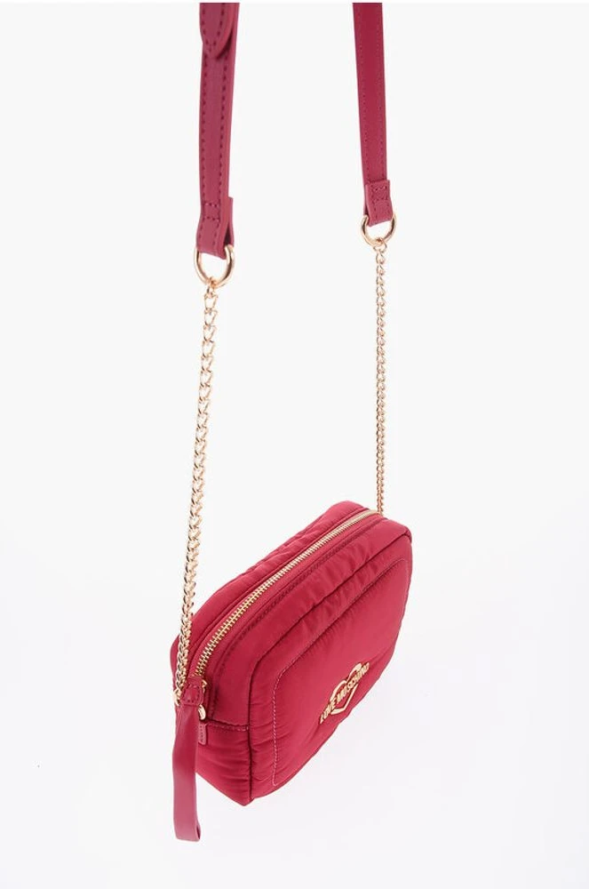 Сумка кросс-боди Moschino LOVE Сумка-кроссбоди из нейлона с золотым логотипом