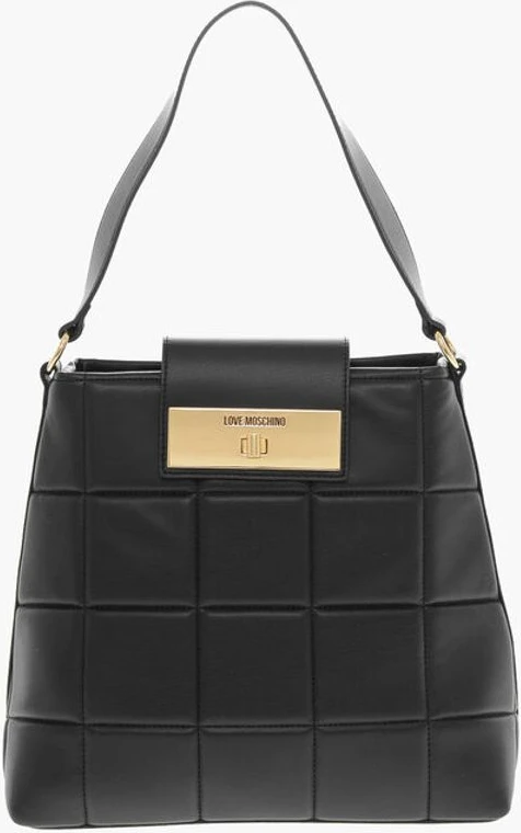 Сумка через плечо Moschino LOVE Стеганая из искусственной кожи