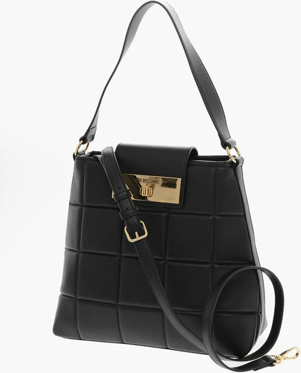 Сумка через плечо Moschino LOVE Стеганая из искусственной кожи