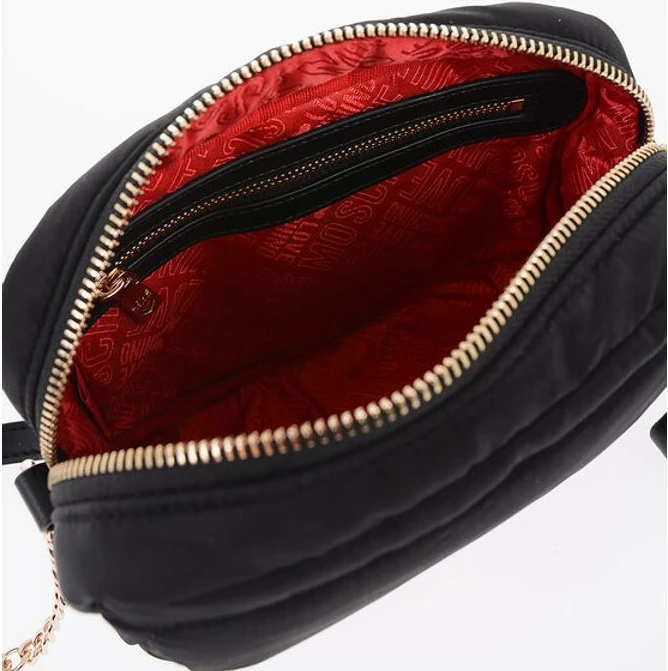Сумка через плечо Moschino LOVE Кроссбоди из нейлона с золотистым логотипом