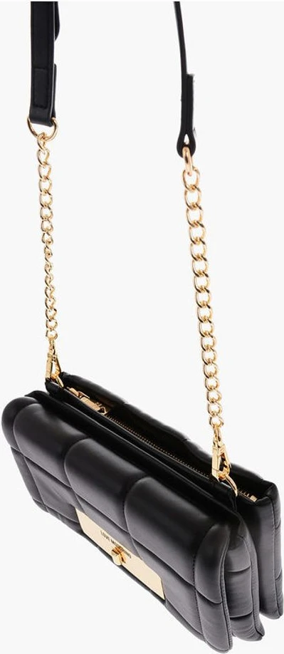 Сумка Moschino LOVE Стеганая из искусственной кожи со съемным плечевым ремнем