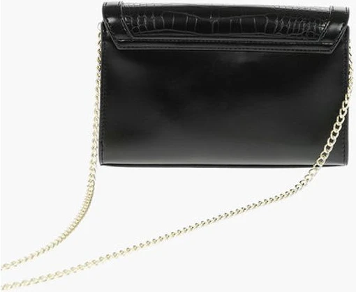 Сумка через плечо Moschino с эффектом крокодила из экокожи
