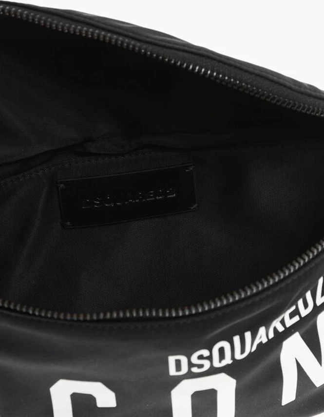 Сумка-клатч Dsquared2 Нейлоновая ICON с печатным логотипом