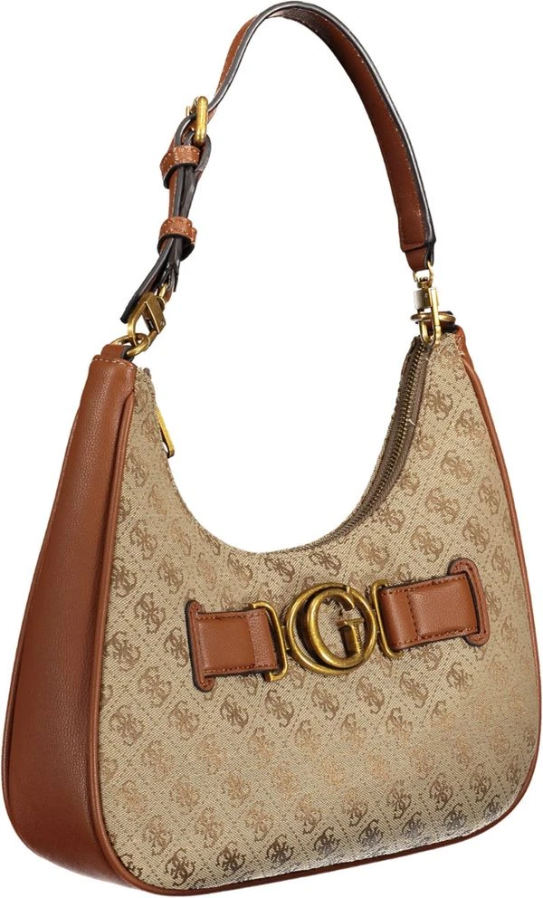 Сумка Guess Shoes Коричневая Полиэтилен