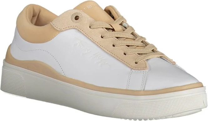 Белые кроссовки Tommy Hilfiger из полиэстера