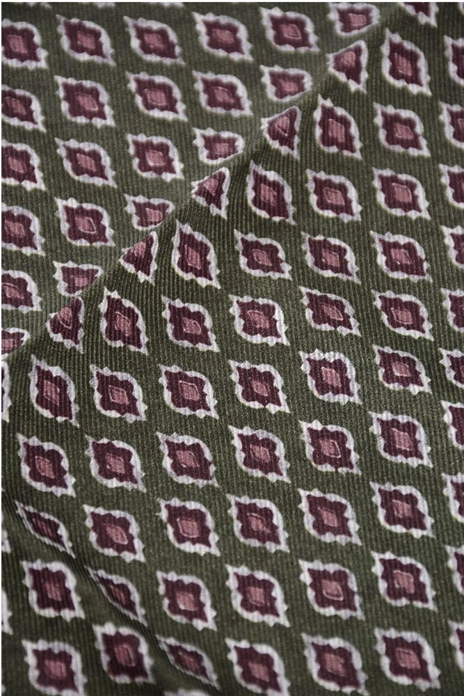 Карманный платок Corneliani с геометрическим узором из шелка