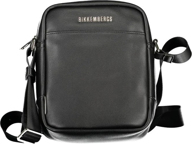 Сумка Bikkembergs Черная Наплечная Сумка из Полиэтилена