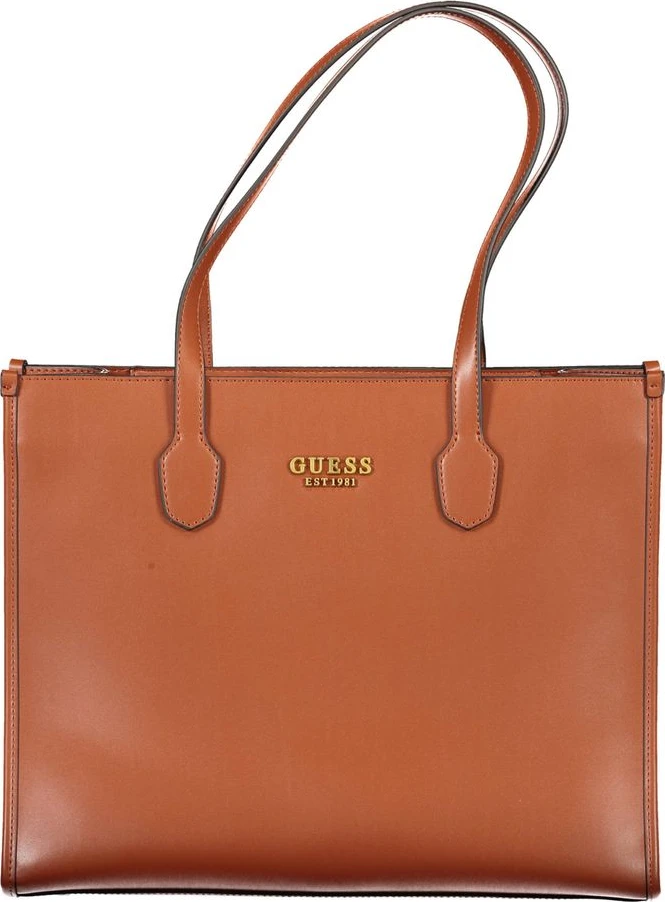 Сумка Guess Shoes Коричневая Полителен