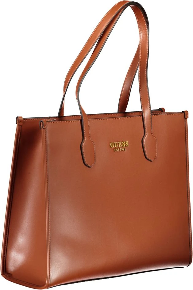 Сумка Guess Shoes Коричневая Полителен