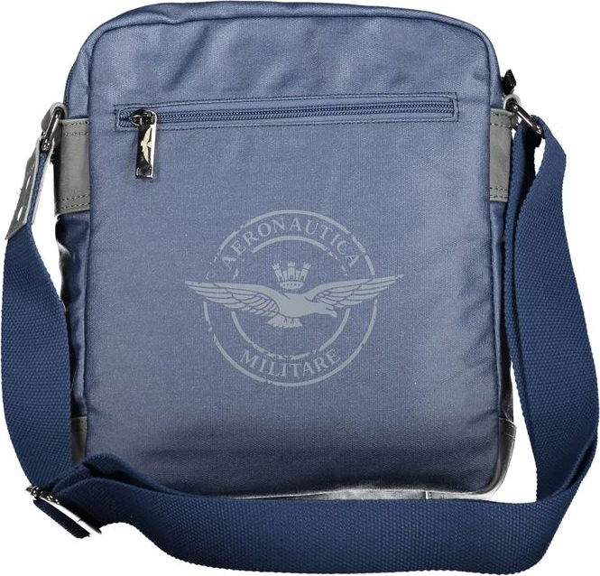 Сумка через плечо Aeronautica Militare Синий Хлопок