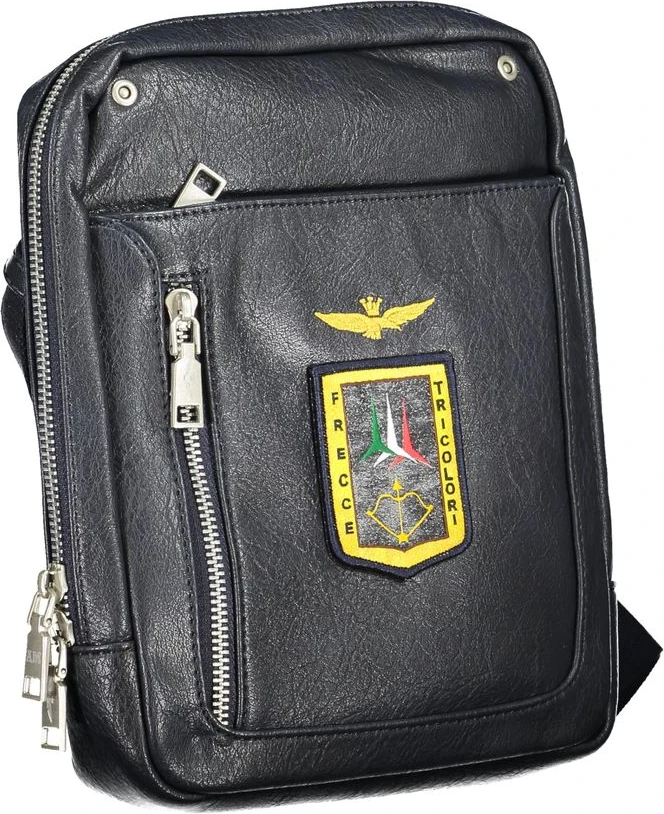 Сумка через плечо Aeronautica Militare Синяя Полиэстер